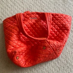 MZ Wallace Medium Metro Tote Tiger Lily Orange